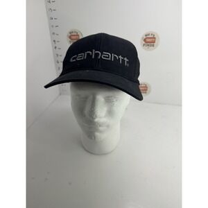 Carhartt Men's Black Mesh Back Logo Cap Adjustable